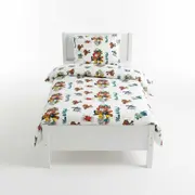 Lenjerie pat baietei 2-6 ani Paw Patrol Alb pentru saltele 130x60 ASC6427968007201