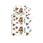 Lenjerie pat baietei 2-6 ani Paw Patrol Alb pentru saltele 130x60 ASC6427968007201