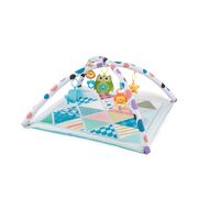 Cort de joaca cu salteluta de activitati 2in1 Adventure Boy