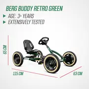 Kart BERG Buddy Retro Green