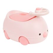 Olita pentru copii KikkaBoo cu volan si claxon Chick Pink