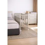 Patut Din Lemn Bambi Casmir 100a 50 Cm Laterala Culisanta    Roti Cu Blocare    Protectie Silicon Pentru Dentitie    En 716-1 Pjbbambi_c