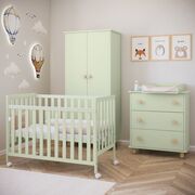 Patut Din Lemn Bambi Menta 120a 60 Cm Laterala Culisanta    Roti Cu Blocare    Protectie Silicon Pentru Dentitie    En 716-1 Pjbbambi120_m