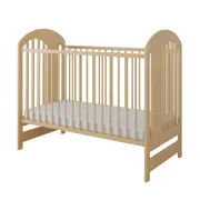 Patut Din Lemn Pentru Copii Tymon Natur 120a 60 Cm Somiera Reglabila    3 Bare Laterale Detasabile    Design Modern    0,  4 Ani Pjbtymon_n