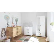 Patut Din Lemn Tobi Natural 100a 50 Cm Laterala Culisanta    Roti Cu Blocare    Protectie Silicon Pentru Dentitie    En 716-1 Pjbtobi_n