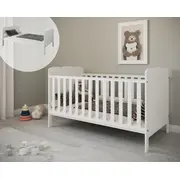 Patut Evolutiv 140x70 Cm Isabel 3in1 ,   Pat Bebe + Junior + Pat Prescolar, Somiera Reglabila + Trepte Detasabile Pjbisabel140_w