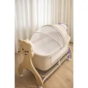 Patut Multifunctional cu leganare electrica, sunete si Bluetooth, AppeKids - Buggy KRTAK276227