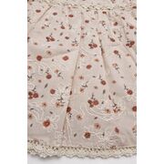 Rochita fetita eleganta cu imprimeu floral guler rotund si maneci evazate trpb0211