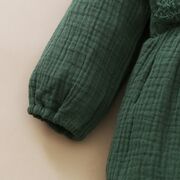 Salopeta verde cu maneca lunga din finet adxm309-3-de3