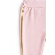 Set bebe fetita 5 piese roz queen bumbac bluza petrecuta pantaloni caciula bavetica trpb0217