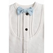 Set nou nascut baiat 5 piese elegant bumbac camasa pantaloni caciulita baveta trpb0202