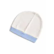 Set nou nascut baiat 5 piese elegant bumbac ivory bleu bluza papion pantaloni caciula trpb0203