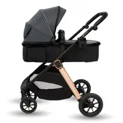 Carucior transformabil 2in1, Appekids Elite - Navy Grey