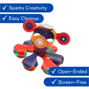 Clixo&reg; joc magnetic de construit - tiny & mighty - spatiul cosmic (9 piese)
