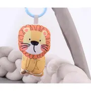 Covoras senzorial de joaca impletit TinyMini Braid 0+ cu arcade si laterale