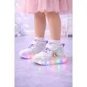 Ghete copii cu luminite led multicolore model printesa ad2026-2