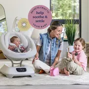 Graco - leagan electric eluma sway cu tehnologie inteligenta de detectare a plansului, pentru bebelusi, alb rori bbb1au999rrieu