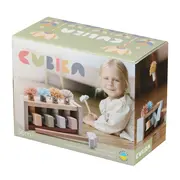 Jucarie din lemn, Cubika - Claunii saritori - Pastel