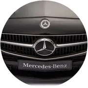 Masinuta de impins Chipolino Mercedes Benz C-Class cu maner black HUBROCMB02503BK