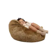 Puf Copii Wild  Soft Iepuras ,   Fotoliu Tip Beanbag Din Plus Premium Pjbws6003