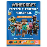 Minecraft. creeaza-ti propriile personaje - carte cu autocolante