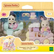 Sylvanian families-set parc distractie avion si trenulet sf5819