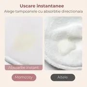 Tampoane reutilizabile pentru san Momcozy groase 14 buc