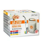 Aparat aerosoli Little Doctor LD-215C, nebulizator cu compresor, 3 dimensiuni de particule, Alb BITld215c