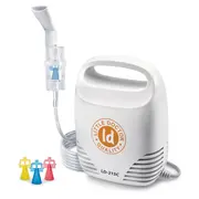 Aparat aerosoli Little Doctor LD-215C, nebulizator cu compresor, 3 dimensiuni de particule, Alb BITld215c