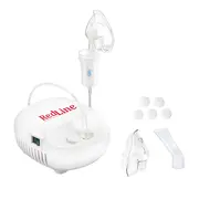 Aparat aerosoli RedLine NB-230C, masca copii si adulti, particule 3 microni, nebulizator inhalator cu compresor BITredlinenb230c