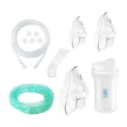 Aparat aerosoli RedLine NB-230C Ultra, masca copii si adulti, kit Ultra cu furtun de 6m si masca bebelusi, nebulizator cu compresor BITNB230ultra