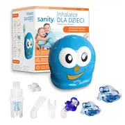 Aparat aerosoli Sanity Inhaler Kids, nebulizator cu compresor pentru copii BITsanitykids