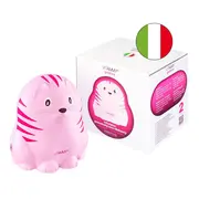 Aparat aerosoli Vitammy Gattino A1503, nebulizator cu compresor, set complet de accesorii, Roz BITgattinoroz