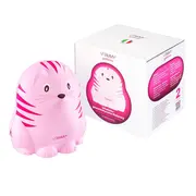 Aparat aerosoli Vitammy Gattino A1503, nebulizator cu compresor, set complet de accesorii, Roz BITgattinoroz