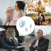 Aparat aerosoli portabil RedLine IQ M200, nebulizator ultrasonic, tehnologie MESH, masca bebelusi, copii si adulti, silentios BITIQM200