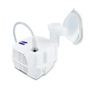 Aparat de aerosoli Novama N, nebulizator cu compresor, functionare continua, sistem de economisire a medicamentului, fabricat fara bisfenol (BPA) si ftalati, masca copii si adulti SoftTouch, mustiuc BITNovamaN