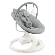Balansoar electric pentru bebelusi cu sezut rotativ 360 grade , Momi Pearl - Grey KRTBULE00040