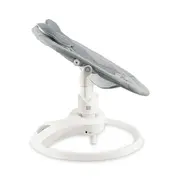 Balansoar electric pentru bebelusi cu sezut rotativ 360 grade , Momi Pearl - Grey KRTBULE00040