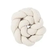 Bumper Impletit Pentru Patut ,   Meowbaby   Bearly Cream 200 Cm , 200 Cm Pjbmbewa0m91