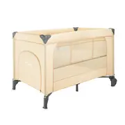 Patut pliabil cu doua nivele si masuta de infasat, 60x120 cm, Momi, Belove Plus -Beige KRTLOZE00026