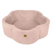 Piscina Cu Bile Meowbaby    Boho Spring  ,   Aesthetic Pink Flower, Spuma Moale, Roz Pudrat, 200 Bile Incluse Pjbbafop00-9149