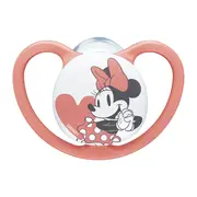 Suzeta NUK Space Disney Mickey Silicon M1 0-6 luni, Set 2 bucati