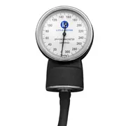 Tensiometru mecanic Little Doctor LD 70, profesional, manometru din metal, dimensiune manseta 25 ,   36 cm, inel de fixare metalic, fara stetoscop, Negru Gri BITld70