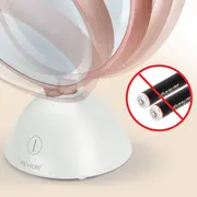 Oglinda cosmetica iluminata Revlon Utimate Glow Beauty RVMR9029, marire de pana la 5x, 2 fete, unghi de inclinare 30  , lumina LED integrata BIToglindaRVMR9029