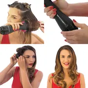 Perie electrica fixa REVLON One-Step Hair Dryer  Volumizer, RVDR5222E2, pentru par mediu si lung BITRVDR5222E2