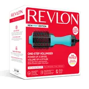 Perie electrica fixa REVLON One-Step Hair Dryer  Volumizer, RVDR5222MUKE MINT, pentru par mediu si lung BITRVDR5222MUKE