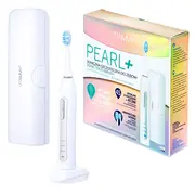Periuta de dinti electrica VITAMMY Pearl+, 82000 vibratii min, 3 moduri de periaj, 2 capete incluse, Alb BITpearlplus