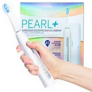 Periuta de dinti electrica VITAMMY Pearl+, 82000 vibratii min, 3 moduri de periaj, 2 capete incluse, Alb BITpearlplus