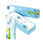 Periuta de dinti electrica VITAMMY Smile, pentru copii 3 +, cutie travel, Animatie Crocodil BITsmilecrocodil