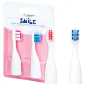 Set 2 rezerve periuta de dinti VITAMMY Smile, Albastru-Roz BITrezervesmile